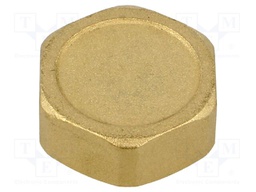 Hexagonal; max.6bar@<90°C,max.16bar@10°C÷30°C; brass CW617N