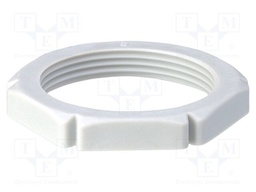 Nut; PG48; polyamide; light grey; -20÷90°C