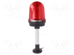 Signaller: lighting; flashing light,continuous light; red; IP65