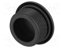 Stopper; polyamide; black; IP68; Entrelec; Gland: PG13,5; 10mm