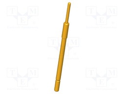 Test needle; Operational spring compression: 4mm; 8A; Ø: 1mm; 1.5N
