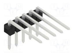 Connector: pin strips; pin header; male; PIN: 5; 2.54mm; THT; 1x5