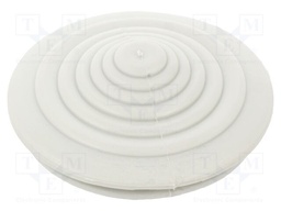 Grommet; rubber; grey; Panel thick: 2.5÷3mm; Øcable: 6÷32mm; IP67