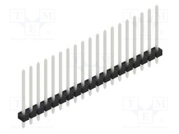 Connector: pin strips; pin header; male; PIN: 19; 2.54mm; THT; 1x19
