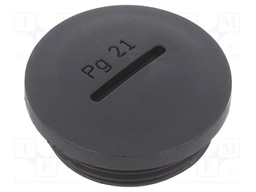 Stopper; PG21; Mat: polyamide; black
