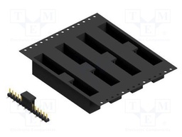 Connector: pin strips; pin header; male; PIN: 14; 2.54mm; SMT; 1x14