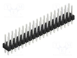 Connector: pin strips; pin header; male; PIN: 38; 2.54mm; THT; 2x19