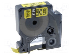 Tape; Width: 12mm; Colour: yellow; Character colour: black; L: 3.5m