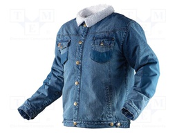 Work jacket; Size: XL; DENIM; furlined