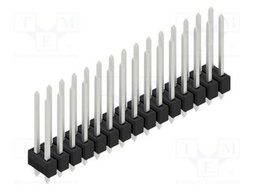 Connector: pin strips; pin header; male; PIN: 30; 2.54mm; THT; 2x15