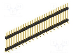 Connector: pin strips; pin header; male; PIN: 36; 2.54mm; SMT; 1x36