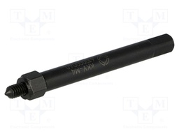 For threaded inserts mounting; Dia: 6mm; Spanner: 7mm; Thread: M4