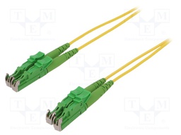 Fiber patch cord; both sides,E2A; 3m; Optical fiber: 9/125um