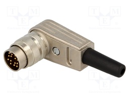 Connector: M16; male; for cable; IP40; plug; soldering; 150V; PIN: 14