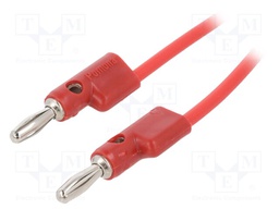 Test lead; 60VDC; 30VAC; 15A; Len: 1.219m; red; Series: B