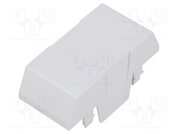 Cover; for enclosures; UL94HB; Series: EH 35; Mat: ABS; grey; 35mm