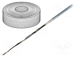 Wire: control cable; chainflex® CF140.UL; 5G1,5mm2; PVC; grey