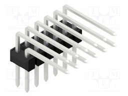 Connector: pin strips; pin header; male; PIN: 12; 2.54mm; THT; 2x6