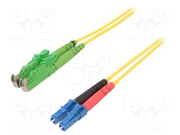 Fiber patch cord; E2A,LC; 3m; Optical fiber: 9/125um; yellow