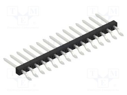 Connector: pin strips; pin header; male; PIN: 15; 2mm; SMT; 1x15