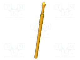 Test needle; Operational spring compression: 4mm; 5A; Ø: 2mm; 1.5N