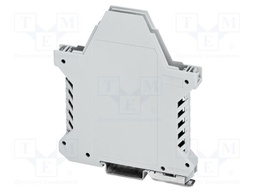 Enclosure base; grey; UL94V-0; ME 12,5; for DIN rail mounting