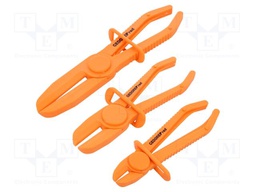 Tools set: pliers; locking; with position lock; 3pcs; max.160°C