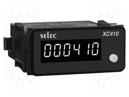 Meter: counter; digital,mounting; on panel; LED; 6 digits; 0÷50°C