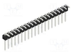 Connector: pin strips; pin header; male; PIN: 19; 2.54mm; THT; 1x19