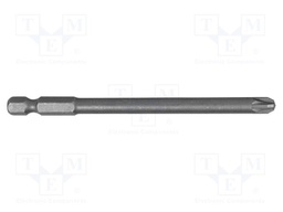 Screwdriver bit; Pozidriv®; PZ3; Overall len: 100mm; 2pcs.