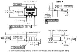 Converter: DC/DC; 1W; Uin: 10.8÷13.2V; Uout: 15VDC; Iout: 66mA; SMD