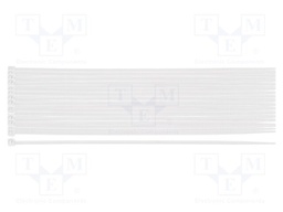 Cable tie; L: 200mm; W: 2.5mm; natural; 100pcs; EXTREME