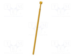 Needle-like test probe; Operational spring compression: 0mm