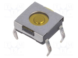 Microswitch TACT; SPST-NO; Pos: 2; 0.05A/12VDC; THT; none; 1.6N