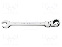 Wrench: combination spanner; rattle,with joint; 15mm; 142SN