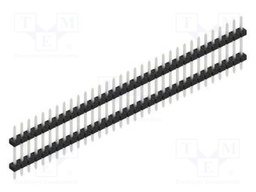Connector: pin strips; pin header; male; PIN: 33; 2mm; THT; 1x33