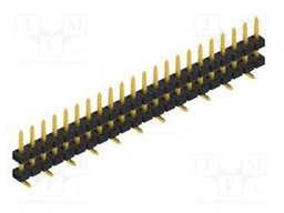 Connector: pin strips; pin header; male; PIN: 22; 2mm; SMT; 1x22