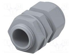 Cable gland; NPT1/2"; IP68; Mat: polyamide; grey; Entrelec