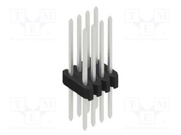 Connector: pin strips; pin header; male; PIN: 8; 1.27mm; THT; 2x4