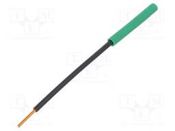 Probe tip; 32A; 1kV; green; Tip diameter: 1.8mm; Socket size: 4mm