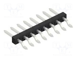 Connector: pin strips; pin header; male; PIN: 8; 2mm; SMT; 1x8; 100V