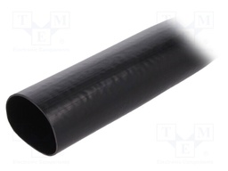 Insulating tube; Mat: PVC; black; -20÷125°C; Øint: 30mm; L: 50m