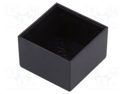 Enclosure: designed for potting; X: 20mm; Y: 20mm; Z: 13mm; ABS