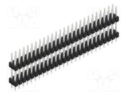 Connector: pin strips; pin header; male; PIN: 52; 2.54mm; THT; 2x26