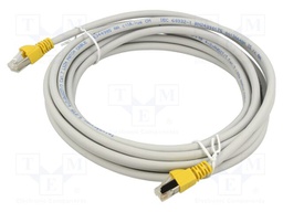 Patch cord; U/UTP; Cat: 5; RJ45 plug,both sides; stranded; Cu; 0.5m