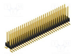Connector: pin strips; pin header; male; PIN: 62; 1.27mm; SMT; 2x31