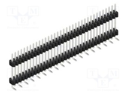 Connector: pin strips; pin header; male; PIN: 35; 1.27mm; SMT; 1x35
