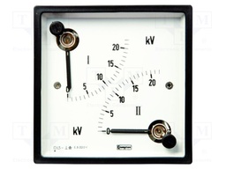Meter: panel; analogue; 0÷36kV; 132V; Class: 1,5; 50÷60Hz; IP40