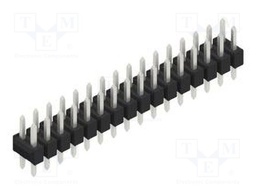 Connector: pin strips; pin header; male; PIN: 32; 2.54mm; THT; 2x16