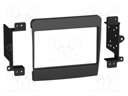 Radio frame; Porsche; 2 DIN; black
